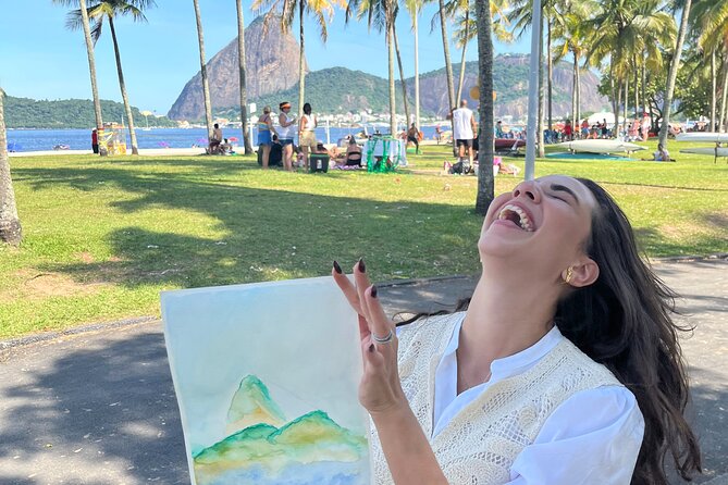 1-hour Watercolor Class with a View of Sugarloaf Mountain - Finding Kiosque ZeroNove without starting a scavenger hunt