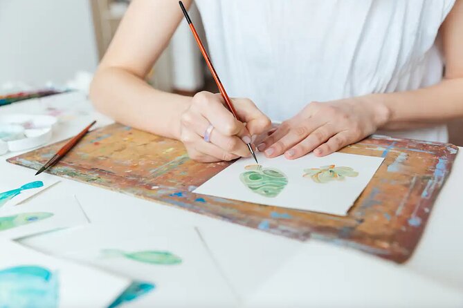 1-hour Watercolor Class with a View of Sugarloaf Mountain - How the 1.5 hours feel on the ground