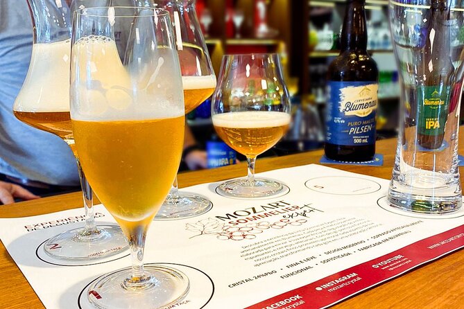 Beer Tasting Experience - Stop 1 at Mozart Crystal: the three labels and the glass lesson