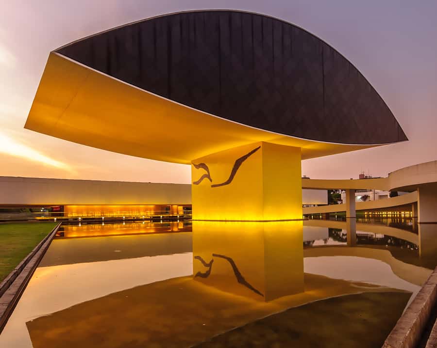 Curitiba: 4-Hour City-By-Night Tour with Dinner - Botanical Garden lighting: a calmer pause between city sights