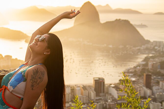 Dona Marta's sunrise, undisturbed Christ the Redeemer and more - Christ the Redeemer at first entry, with shuttle tickets included