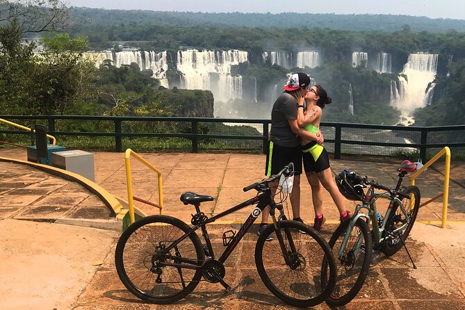 Exclusive Bike Experience at Iguazu Falls - Stop 1: Iguazu Falls, with more angles than you get on a standard route