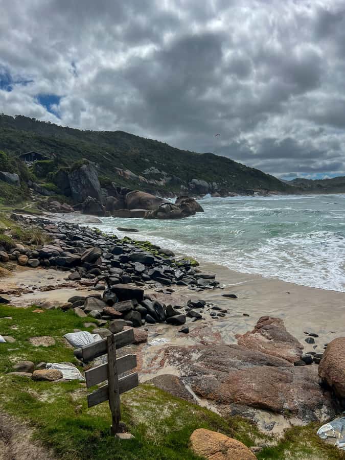 Florianopolis: Gravata Beach Trail with Picnic - Gravata Beach Opens Up: Waves, Salt Air, and a Natural Pool Swim