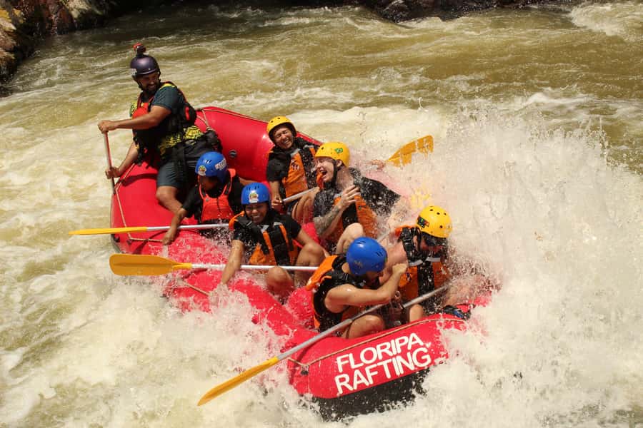 Florianópolis: RAFTING AVENTURA - The main event: what you do during the 2.5-hour rafting portion