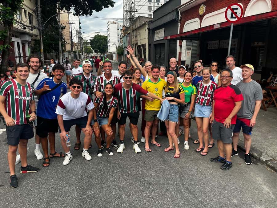 Fluminense Football Match at Maracanã with Local Hosts - The Pre-Game Beer and Neighborhood Energy Before the Kickoff