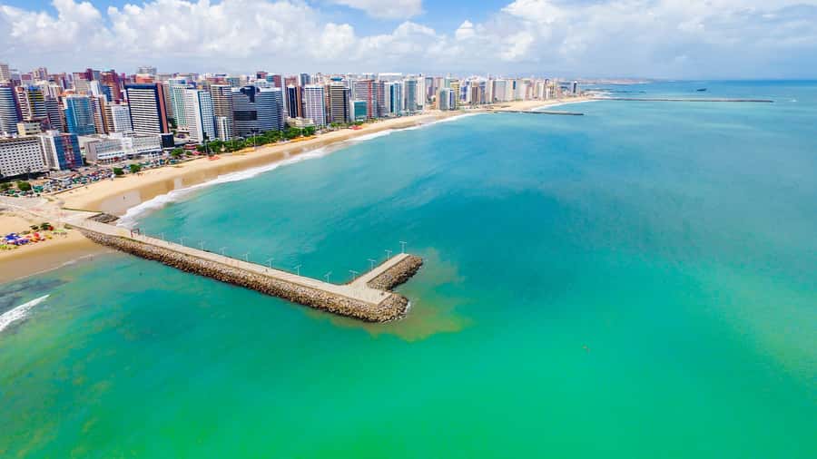 Fortaleza: Highlights City Tour - Iracema Beach area and the English Bridge (Metallic Bridge) stop