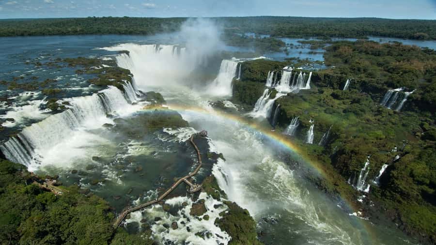 Foz do Iguaçu: Brazilian Side of the Falls + Bird Park - Panoramic Elevator to the Best Falls View