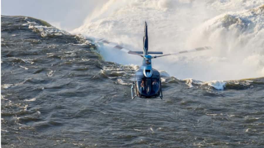 Foz do Iguaçu: Helicopter Flight over the Iguassu Falls - The Flight Path Over Iguassu Falls, Including the Devil’s Throat