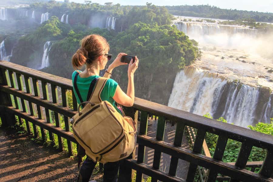 From Puerto Iguazu: Brazilian Side of the Falls with Ticket - Lunch and what you pay for (food is not included)
