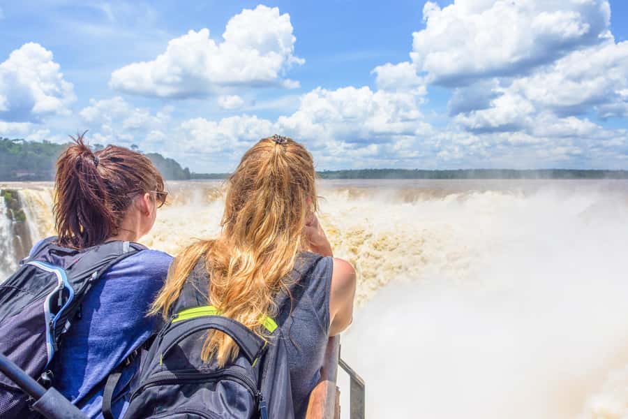 From Puerto Iguazu: Brazilian Side of the Falls with Ticket - From Puerto Iguazu pickup to the park visitor station