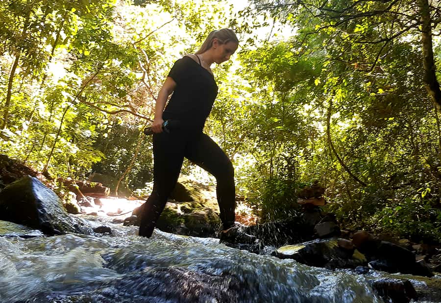 From Puerto Iguazu: Secret Falls Adventure - What to bring, and how to dress for getting wet in Brazil