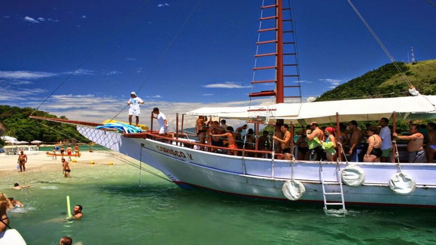 From Rio de Janeiro: Ilha Grande Day Trip - Two Beach Stops: Enjoy the Water, Manage the Crowd Energy