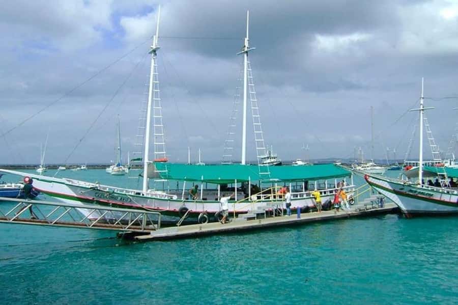 From Salvador: Schooner Tour to Frades Island - The chapel stairs and the view you actually came for