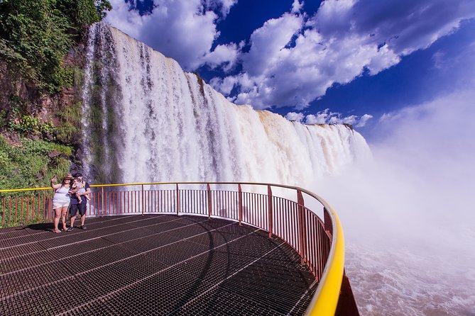 Full Day Iguassu Falls Both Sides - Brazil and Argentina - Circuito Superior on the Argentina side: viewpoints that show the whole system