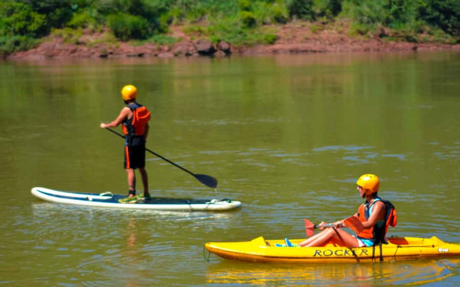 Guided Hike and Kayak or SUP River Tour w/ Transfer - River Setup: Instructions, Equipment, and Getting On Board