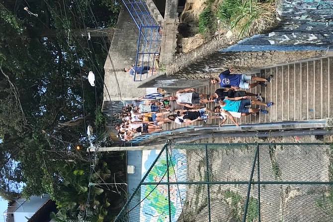 Guided Tour to Favela Santa Marta - The tram ride and caipirinha workshop, plus the step reality