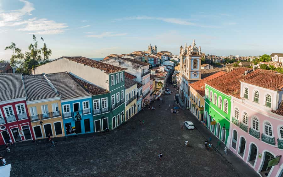 Historic City Tour in Salvador - St. Francis Church and Portuguese Baroque on display