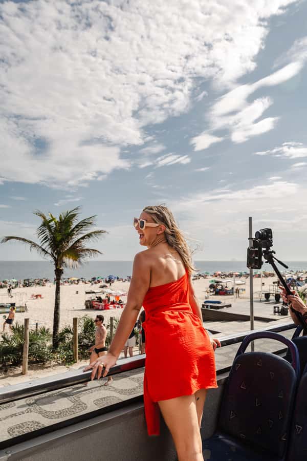 Hop-ON Hop-OFF Sightseeing Bus in Rio de Janeiro - Rio Samba Bus - Sambadrome, Largo do Boticário, and South Zone Stops