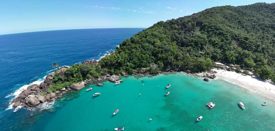 Ilha Grande: 360° Circumnavigation Speed Boat Tour - 8h - The 360° loop around Ilha Grande: what you see from the water