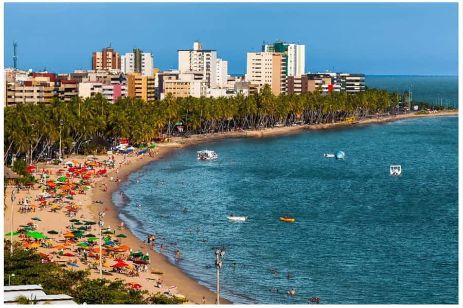 Maceió Sightseeing City Tour with Frances Beach - City walking route: squares, civic buildings, and the Cathedral of Nossa Senhora dos Prazeres