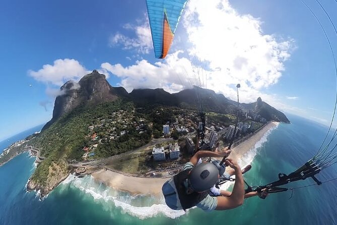 Paragliding in Rio de Janeiro - Continuing Along Pedra da Gavea Before the Landing