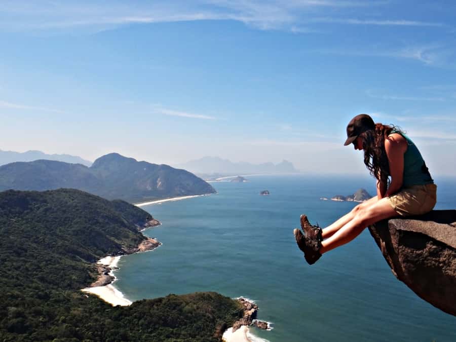Pedra do Telégrafo Hike and Beach Full-Day Tour - From Guaratiba Beach to the trailhead: the hike starts before the stairs do