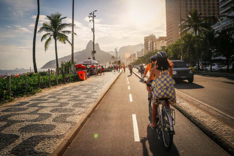 Rio Bike Tour - Discover the Beaches and Lagoon - Leblon, the Chic Pause, and a Coconut Water Moment
