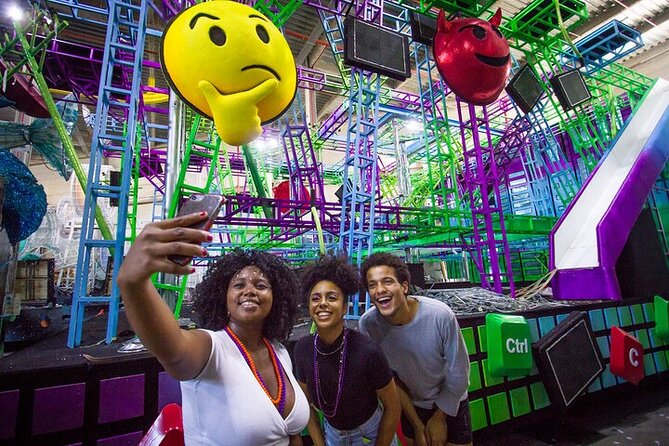 Rio Carnival Experience at Backstage of Carnaval Factory (Pick-up included) - Try On Costumes and Learn Samba With a Professional Dancer