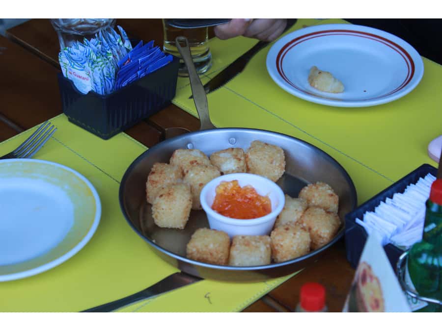 Rio Culture and History through the Art of Traditional Foods - The tram ride: Lapa Arches aqueduct and Ruinas Park panoramas