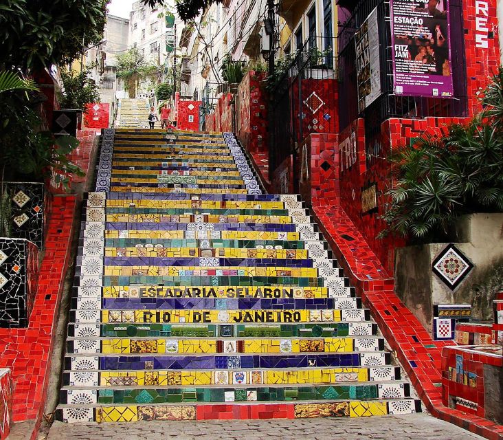 Rio de Janeiro: City Sightseeing Full Day Tour - Escadaria Selarón: how to enjoy the tiled stairway
