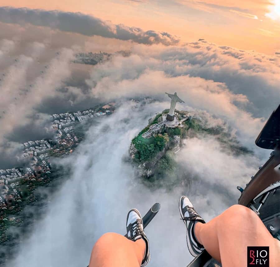 Rio de Janeiro Helicopter Tour | DOORS OFF - Ipanema, Lagoa Rodrigo de Freitas, and Jardim Botânico: Where Colors and Geometry Meet