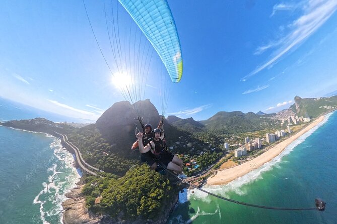Rio de janeiro : Paragliding Tandem Flights over Rio - The Flight Over Rio: 10 to 15 Minutes (Sometimes Up to 30)