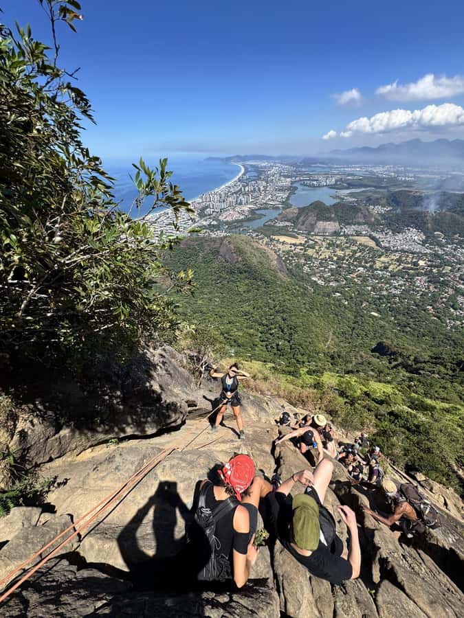Rio de Janeiro: Pedra da Gávea - guided hike with best views - Summit time: the views, the photos, and snacking like you mean it