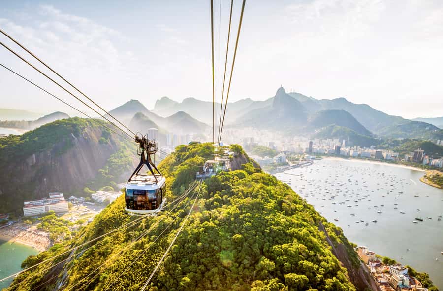 Rio de Janeiro: Sugarloaf Cable Car Official Ticket - What You See During the Cable Car Ride (Morro da Urca to the Summit)