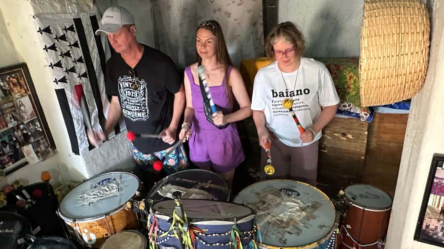 Salvador: 3-Hour Percussion Class - The teaching vibe: small group, real guidance, and translation help