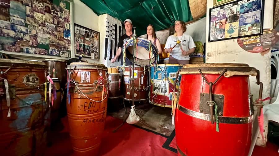 Salvador: 3-Hour Percussion Class - Instruments and the jam moment you’ll remember