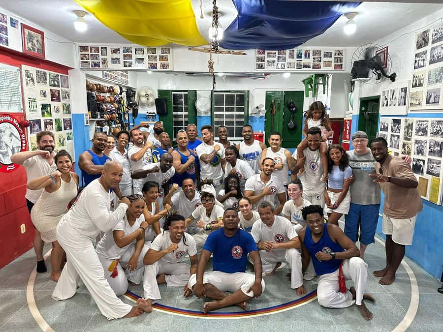 Salvador: Capoeira Class at Mestre Bimba's 1st Ever School. - Music and culture in Salvador, explained while you move