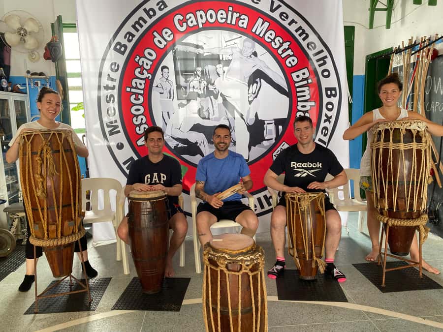 Salvador: Traditional Drumming and Percussion Workshop - Entering Mestre Bimba’s School in Salvador’s Historic Center