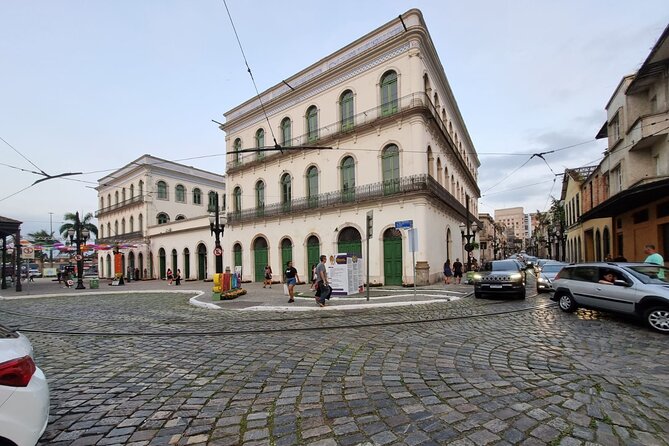Santos & Guarujá Beach Tour- 8 hours- Pickup in São Paulo - Historic Center of Santos: old streets with global connections