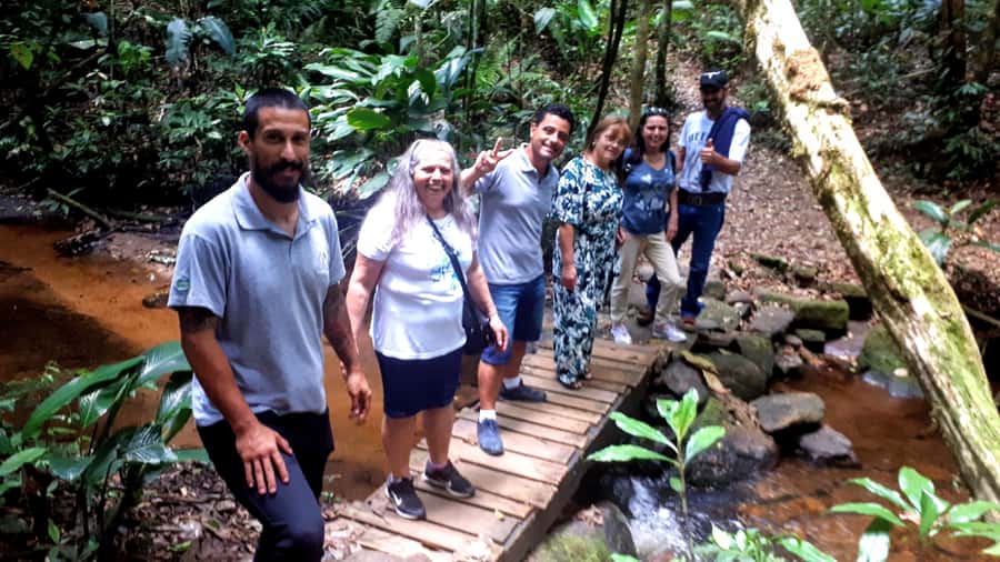 São Paulo: Cantareira Natural Park Guided Rainforest Hike - Waterfall Trail: steep-in-places hiking, river crossings, and a real shower