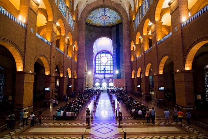 Shrine Of Our Lady Of Aparecida In Honor To The Blessed Virgin Mary - Day Trip - Passarela da Fé (Footbridge of Faith): kneeling pilgrims and panoramic views