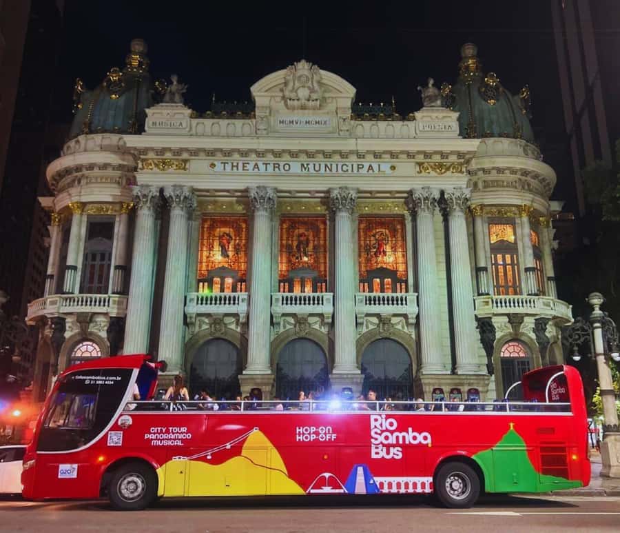 Skyline Night Tour Rio de Janeiro - Panoramic City Tour Rio Samba Bus - Route walkthrough: Copacabana, Flamengo, Botafogo, Lapa, Ipanema