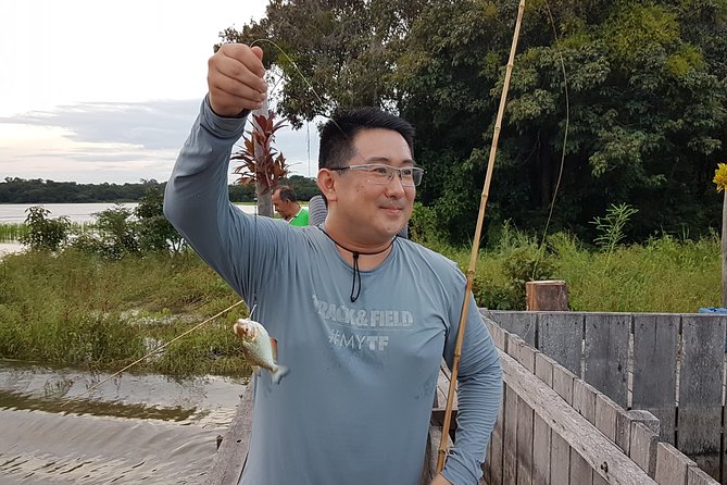 Solimoes River Piranha Fishing and Alligator Watching Tour - Stop 1: the fishing stretch and what you are really trying to catch
