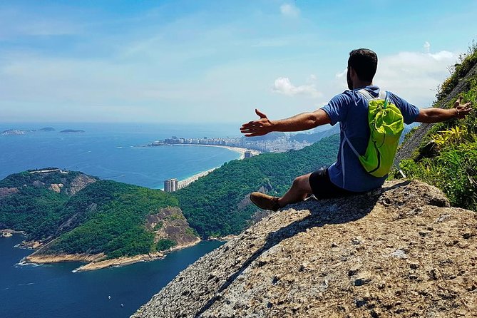 Sugarloaf Mountain Climbing Trail - The 20-meter vertical section: ropes, chairs, helmet, and a calm system