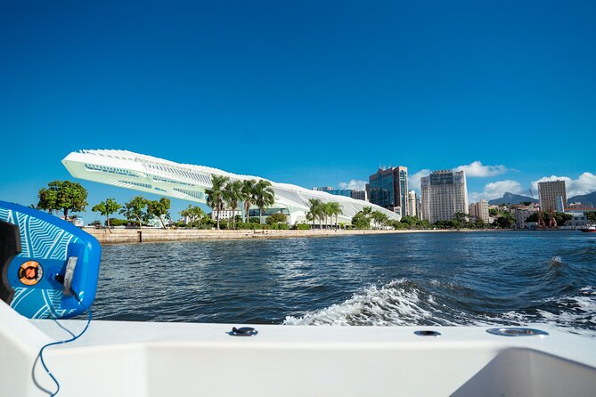 Sunset Boat Tour with Beer, Water, Soda and Snacks included - Stop 1 at Museu do Amanha: Sea Views and Quick Museum Time