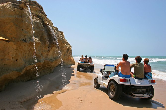 The colorful sands of Morro Branco beach - Full Day Tour - Afternoon Beach Time, Dune Buggy, And The Jaganda Option