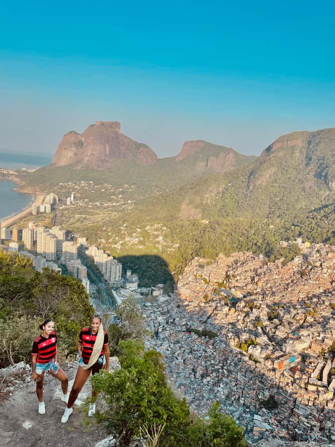 Vidigal Favela Tour - A possible rooftop stop: a break with Brazilian food and conversation